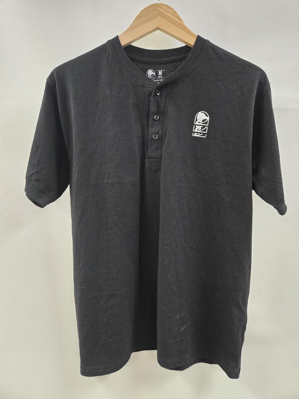 Taco Bell Shirt Mens Medium Henley Life Is Better With The Bell Graphic Fast
